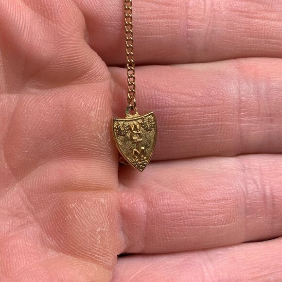 Vintage Women Of The Moose Faith Hope Charity Pin Red Enamel Heart Memorabilia - Picture 4 of 11